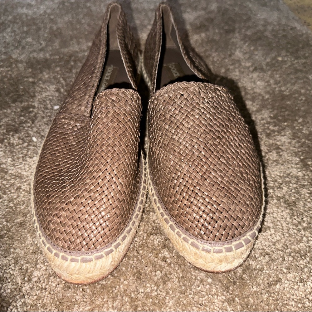 Dolce & Gabbana Brown Woven Loafers